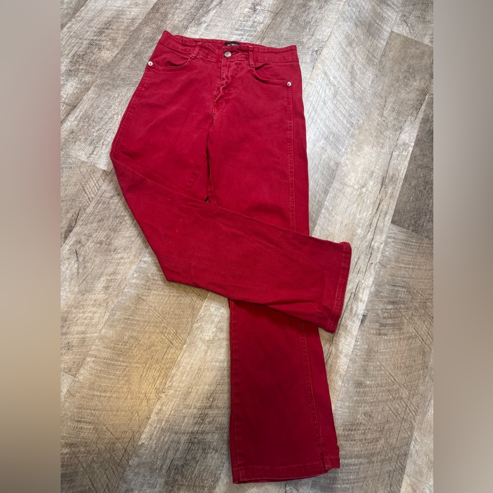 Vitamina red jeans - see size/measurements, Made in Italy
